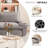 Boneless 3-in-1 Convertible Sleeper Sofa