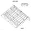 Structure de lit plateforme flottante pour grand lit de couleur moderne