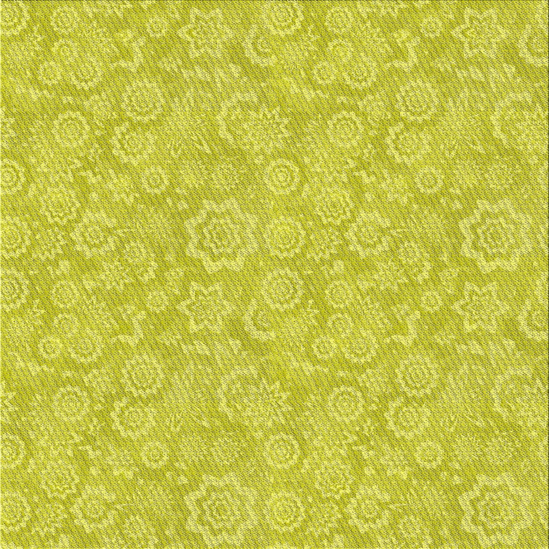 Tapis de surface verte à motif de mer, Carré 5 pi