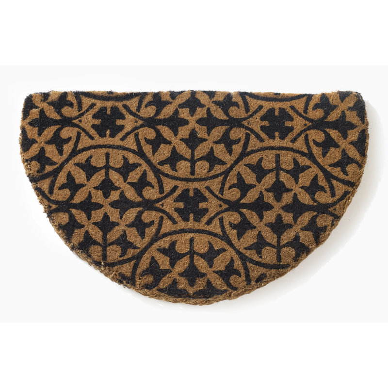 Paillasson Timiya, 18" x 30" Thick Semi Round