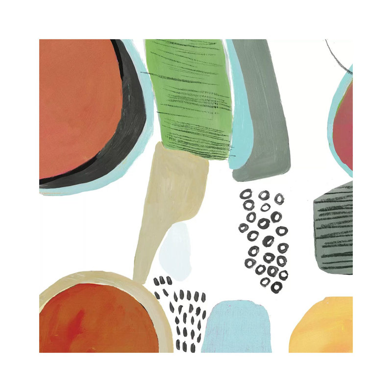 Joyous I by Tom Reeves - Gallery-Wrapped Canvas Giclée on Canvas, 30.48 cm H x 30.48 cm W, Wrapped Canvas