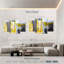 Rayures jaunes abstraites Avery-108889832