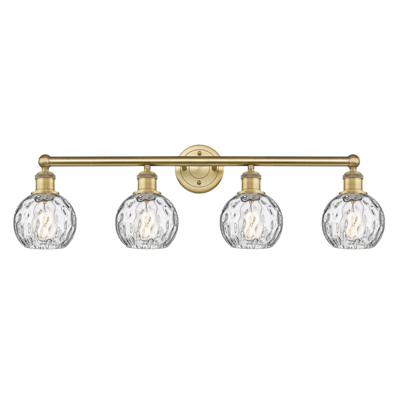 Cambria 4 - Light Dimmable Vanity Light, Brushed Brass
