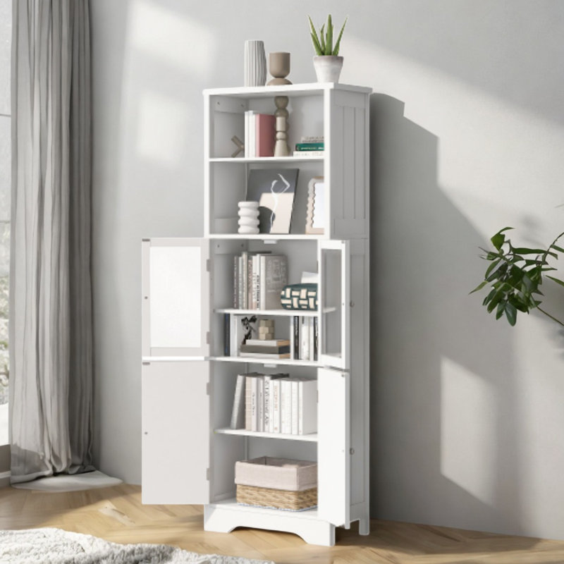 Grande armoire à linge autoportante Marcink