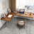 Walnut L-Shaped Solid Wood Writing desk-1077246743-1077246731