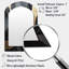 Minimalisme chrome noir et or Poteries-923112044