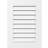 Rectangle Surface Mount Functional Standard Frame PVC Gable Vent-43322715