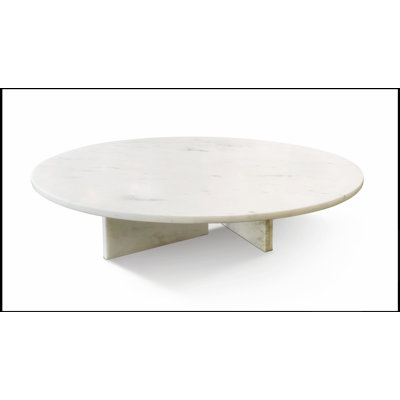 Table basse en marbre naturel poli, table de salon, pierre véritable, 90 x 25 cm, design élégant et durable