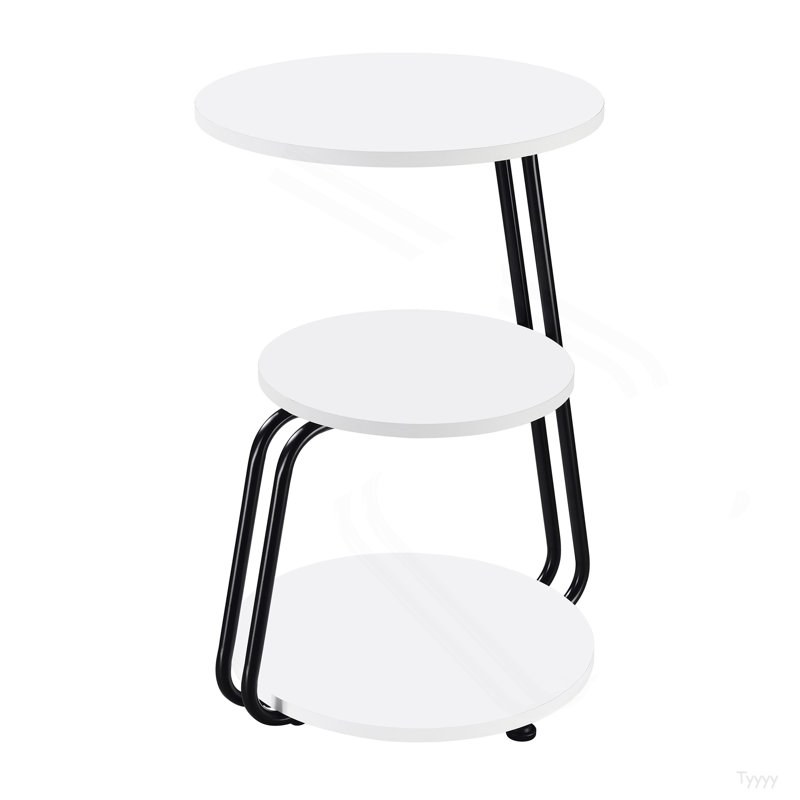 Table d'appoint ronde à 3 niveaux Dixon