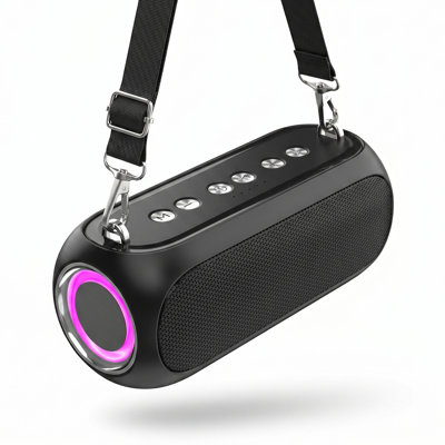 Haut-parleur portatif Bluetooth d'extérieur avec lumière réglable et lumière réglable