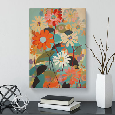 Lajoie Flower Contemporary Vol.1 - Wrapped Canvas Print