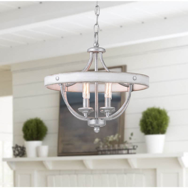 Eidanas Semi Flush Mount, Galvanize