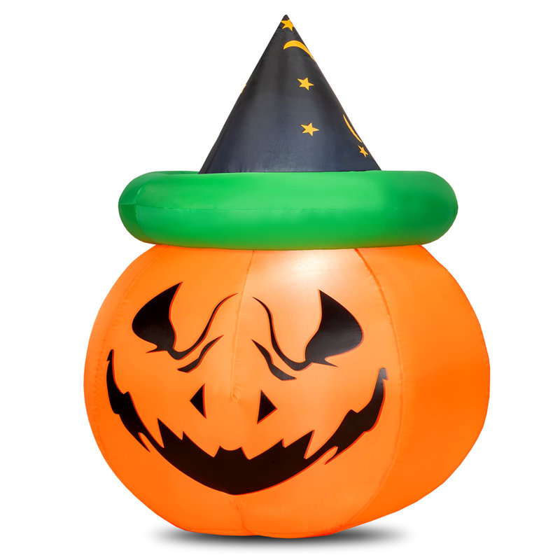 Décoration gonflable citrouille d'Halloween