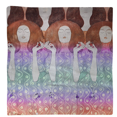 Gustav Klimt Cotton Square Napkin
