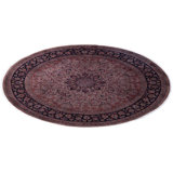 Overdyed Hand-Knotted Wool Modern-Contemporary Pink Area Rug 6' 0" x 6' 1"