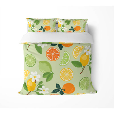 Sunny Citrus Lightweight Decorative Comforter Set