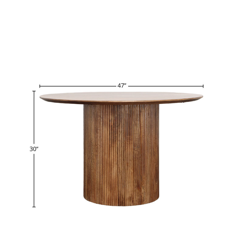 Westchester Round Solid Wood Dining Table