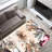 Beautiful High-Quality Soft Pile Rug with Intricate Floral and Leaf Pattern for Elegance in Any Room-806012338