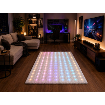 Customizable LED Memory Foam Rug