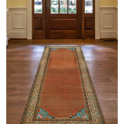 One-of-a-Kind 3'3 X 10'0 New Age Runner Wool Area Rug in