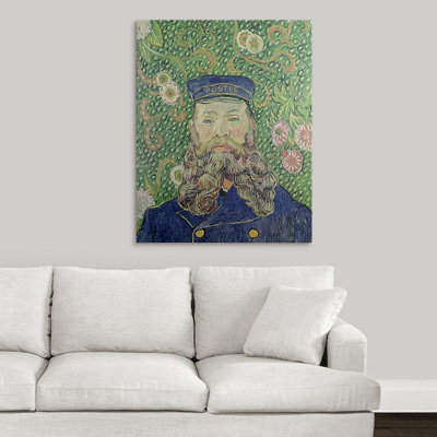 «Portrait of the Postman Joseph Roulin, 1889» par Vincent Van Gogh, reproduction d'art