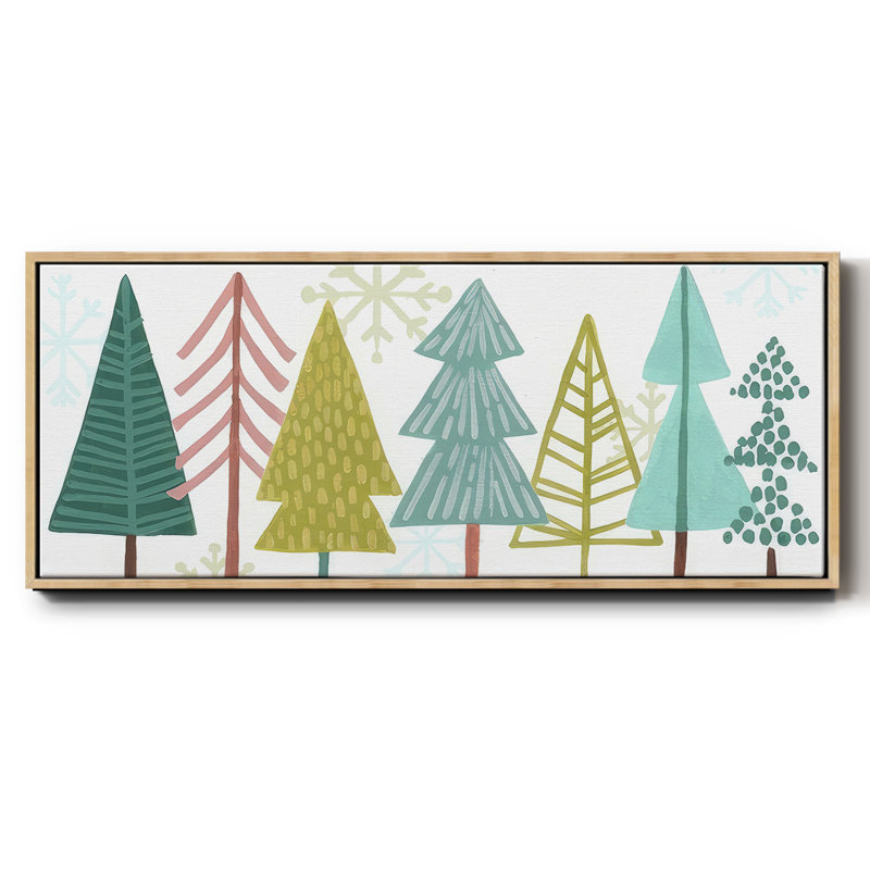 Collection Modern Holiday, toile encadrée, H 24 po x l 60 po