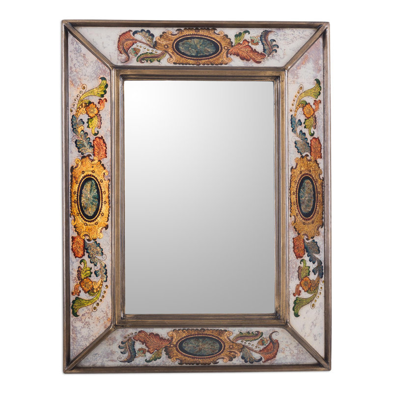 Sedgerock Wood Rectangle Wall Mirror
