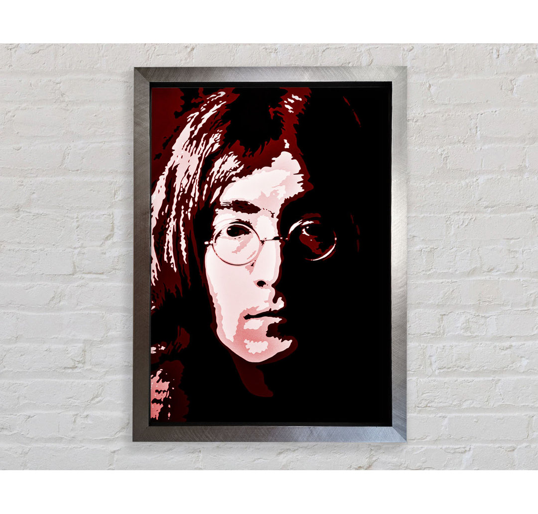 John Lennon Popart - Einzelne Bilderrahmen Kunstdrucke