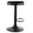 Corrigan Studio® 2 Piece Backless Adjustable Fabric Bar Stool In Black With Black Base
