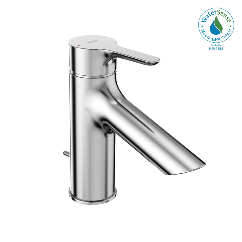 Single Hole Bathroom Faucet with Drain Assembly and Comfort Glide Technology
