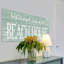 «Welcome to Our Beach II», impression d'art textuel sur bois sans cadre-24598040