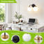 Luminaire de salle de bain à intensité variable avec abat-jour en verre soufflé à la main Karlei-362368878-367042662-362423861