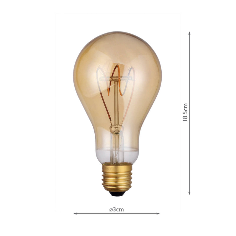 4W Gold LED Vintage Filament Light Bulb