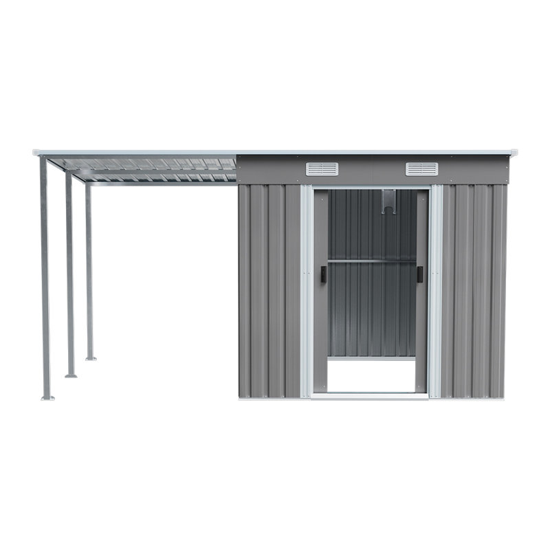 Chaslynn Garden With Lean-To 6.5 ft. W x 6.3 ft. D Pent Garage Shed