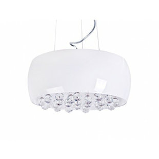 Quince 6 - Light Chrome Drum Pendant