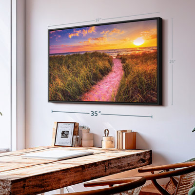 Lake Michigan Footpath Canvas Print