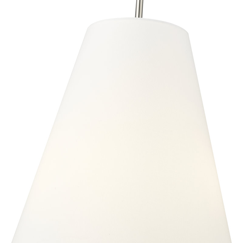 Luminaire suspendu 3 lumières Adorra , Nickel poli
