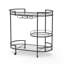 Mirror Shelf Metal Bar Cart-1626888497