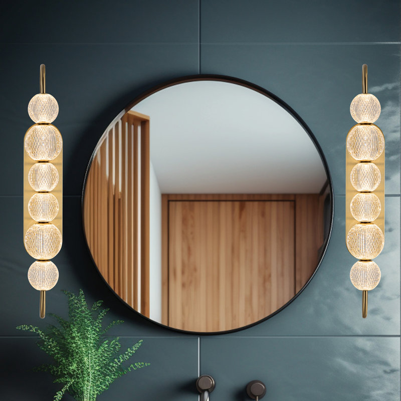 Marni 6 - Light Vanity Light, Natural Brass