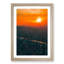 Sunset over Tokyo in Abstract - Picture Frame Graphic Art Print-55724729-55724732