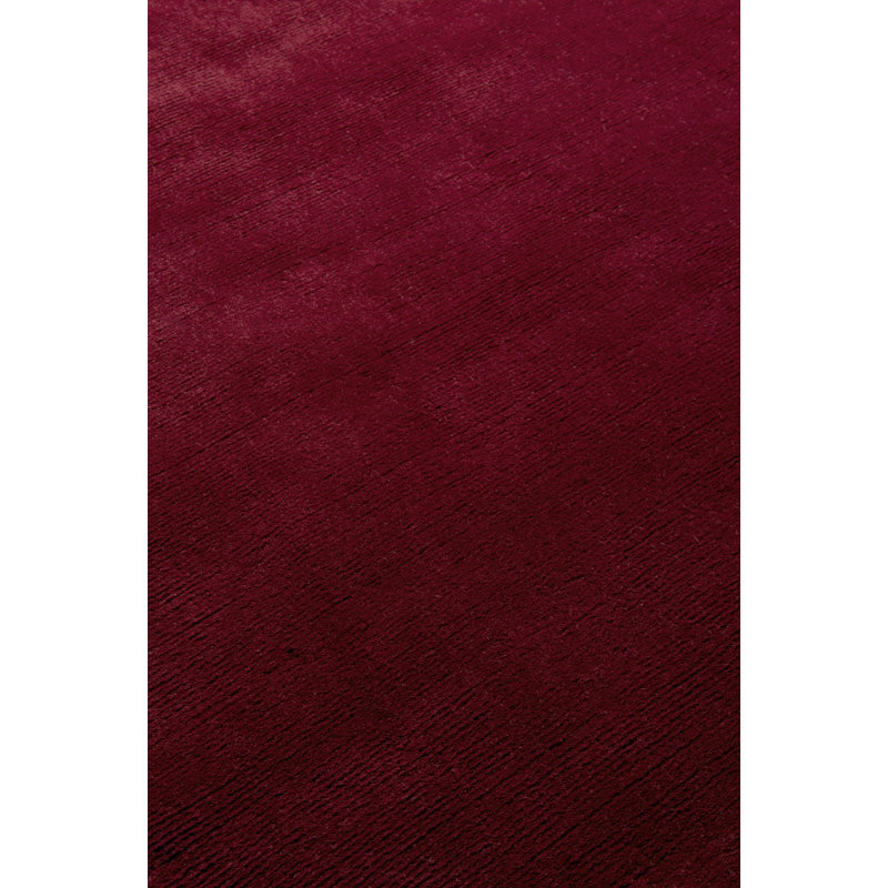 Farrow & Ball Plain Wool Keepers Red Area Rug, Rectangle 6' x 9'