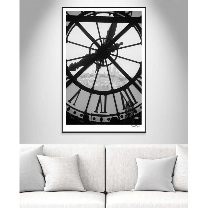 «Museum Dorset - Paris Print» par Mike Ragan, Toile avec cadre flottant noir, Pas de tapis, H 61,5 po x l 41,5 po x P 2 po