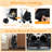 Double Pet Stroller w/ 2-seater Carrier Adjustable Sunshade Removable Pad-122581176