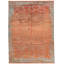 Tapis turc orange et gris 10 x 13