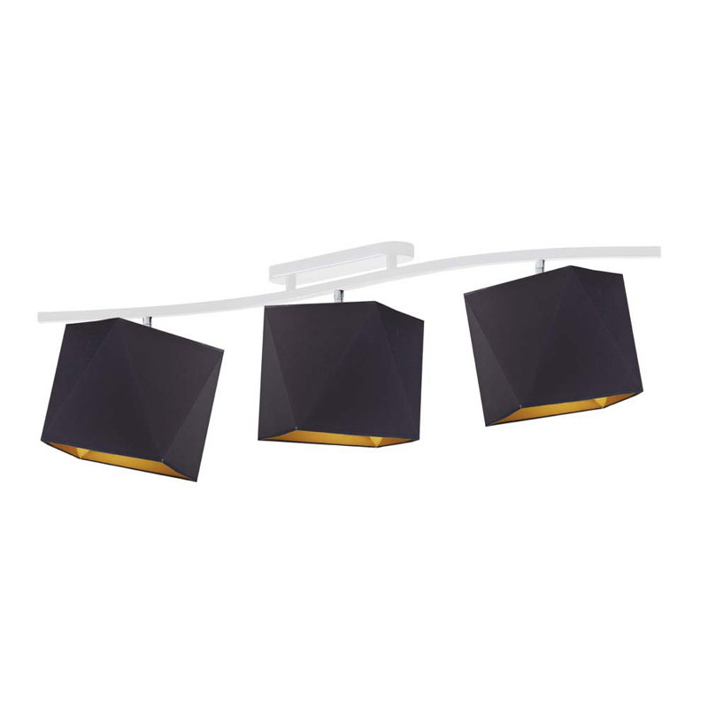 Weddington 3 - Light Kitchen Island Pendant, Black