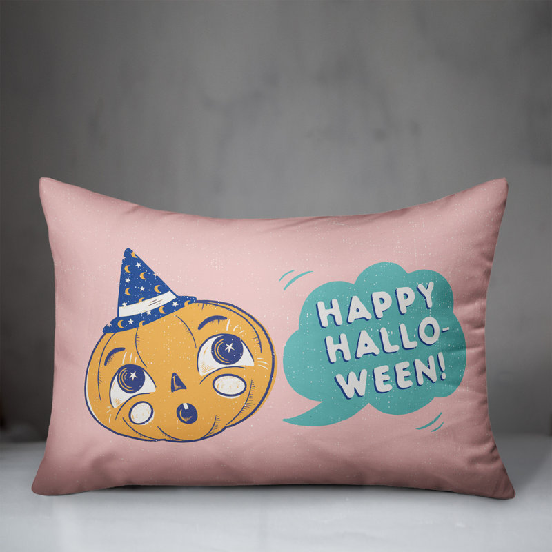  Housse et insert de coussin rectangulaire rétro Halloween
