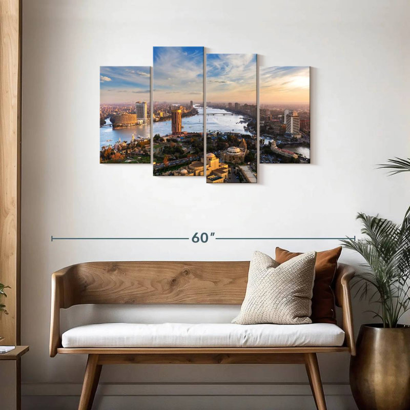 Harpa Scenic Downtown Cairo, 27" H x 43" W