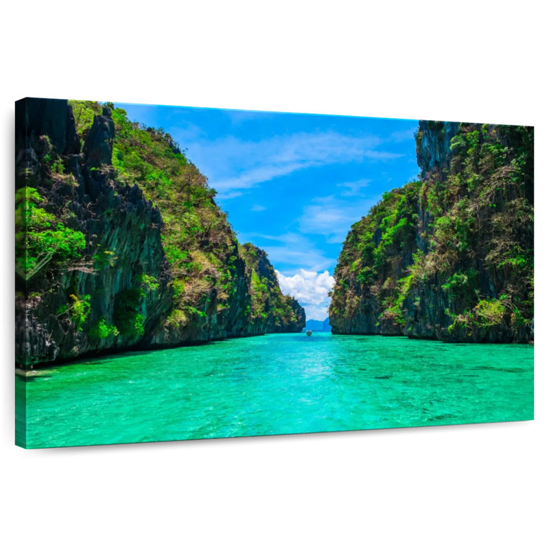 Gillard El Nido, paysage marin tropical, H 24 po x l 36 po