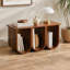 Table basse triple style ouvert
