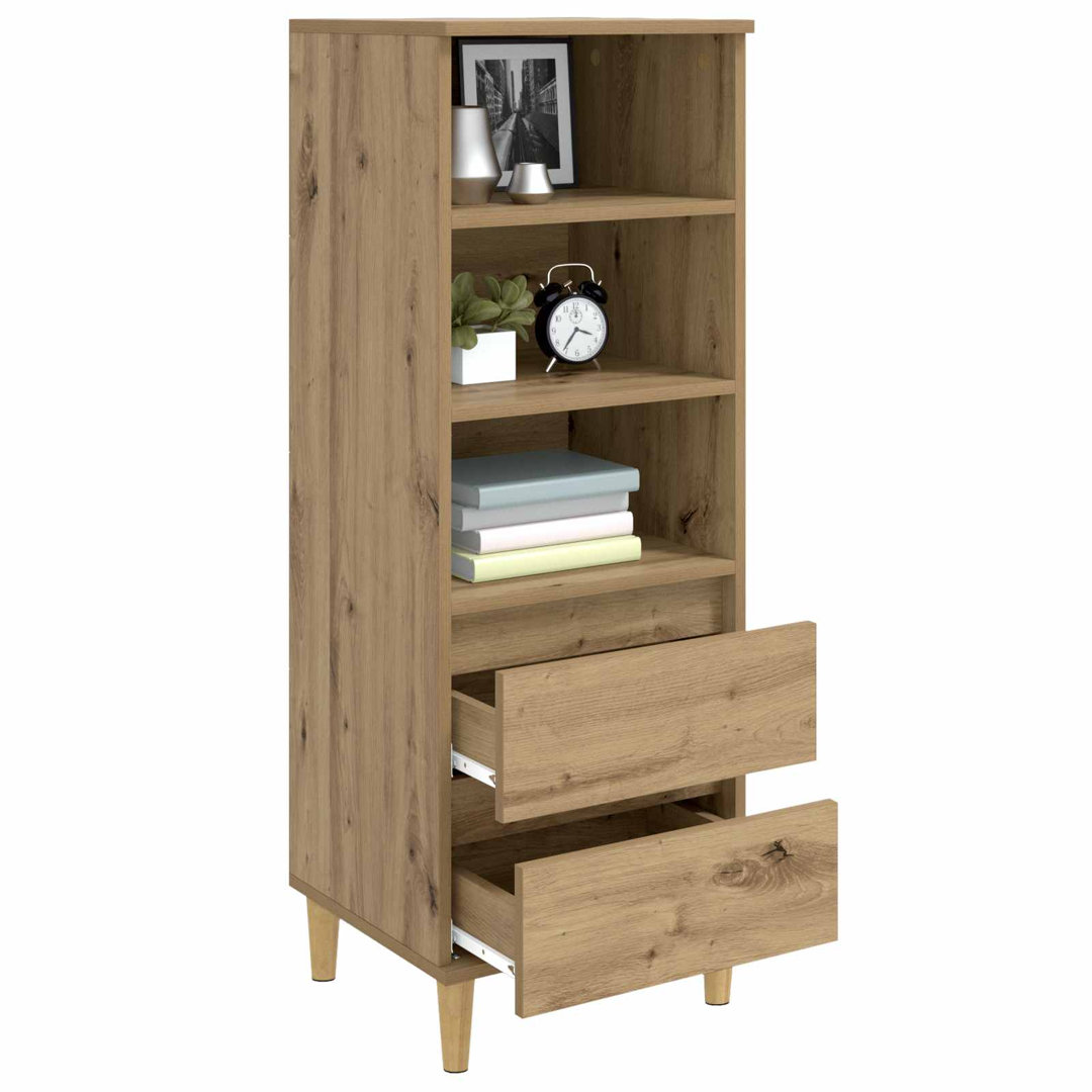 Highboard Engineered Wood High Sideboard Buffet Cabinet Multi Colours